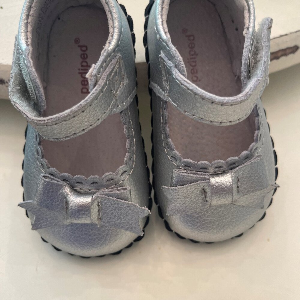 pediped Betty Silver shoes
